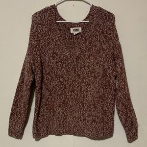 PINK Victoria's Secret Marled V-Neck Sweater